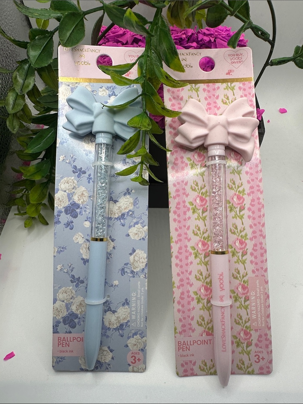 LoveShackFancy x Target Ballpoint - Pink or Light Blue